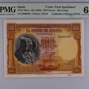 Billete 100 Pesetas 1938